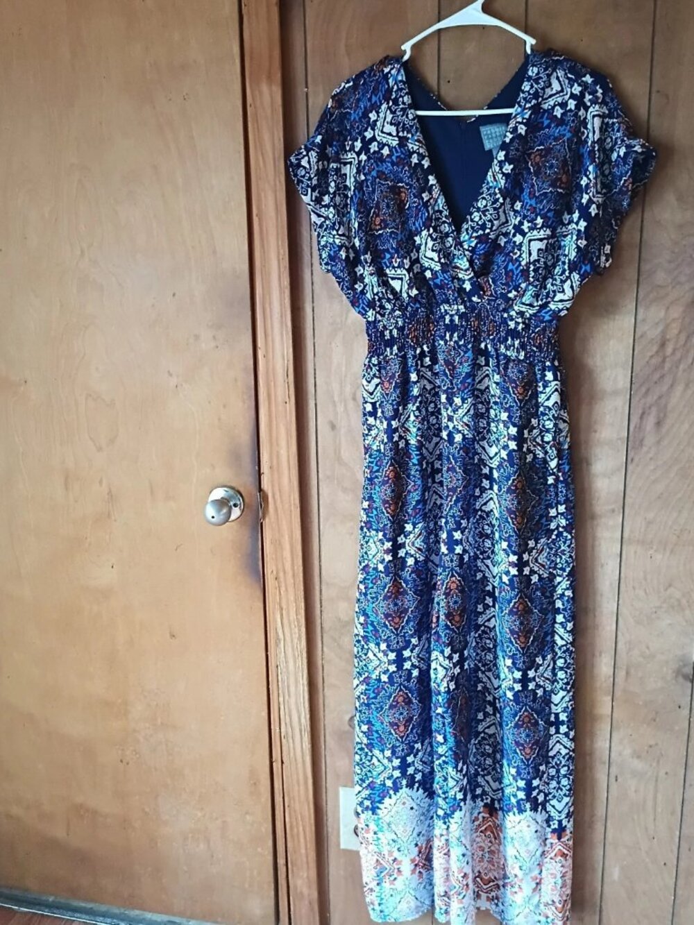 Rabbit Rabbit Rabbit Designs Women’s Jumpsuit Size 10 Blue Print Wide Leg